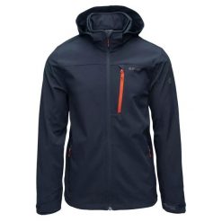 Męska Kurtka Nikko Soft Shell. Niebieskie kurtki męskie Hi-tec, m, bez wzorów, sportowe, bez kaptura. Za 316.99 zł.