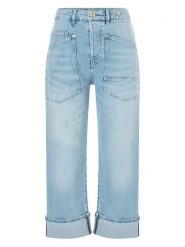 MAC Dżinsy "Baggy" - Comfort fit - w kolorze błękitnym rozmiar: 44. Niebieskie jeansy damskie MAC, z podwyższonym stanem. Za 319.13 zł.