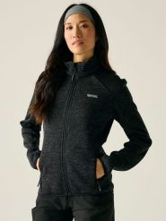 Regatta Kurtka polarowa "Newhill" w kolorze czarnym rozmiar: 44. Czarne kurtki damskie Regatta, bez wzorów, z polaru, bez kaptura. Za 123.82 zł.