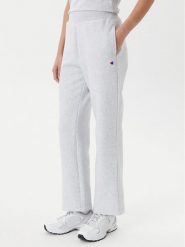 Champion Spodnie dresowe 117983 Szary Slim Fit. Szare spodnie dresowe damskie CHAMPION, l, bez wzorów, z bawełny. Za 179.99 zł.
