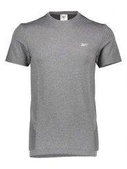 Reebok Koszulka sportowa w kolorze szarym rozmiar: M. Szare t-shirty sportowe męskie Reebok, m, z materiału, bez ramiączek, outdoorowe. Za 79.03 zł.
