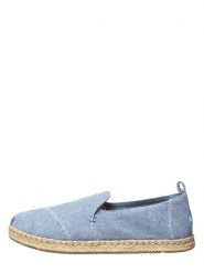 TOMS Espadryle "Alpargata Rope - Slub Chambray" w kolorze błękitnym rozmiar: 36,5. Niebieskie espadryle damskie Toms, bez wzorów, bez obcasa. Za 70.24 zł.