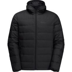 Kurtka puchowa męska Jack Wolfskin Ather Down Hoody. Czarne kurtki męskie Jack Wolfskin, m, bez wzorów, z puchu, sportowe, bez kaptura. Za 739.99 zł.