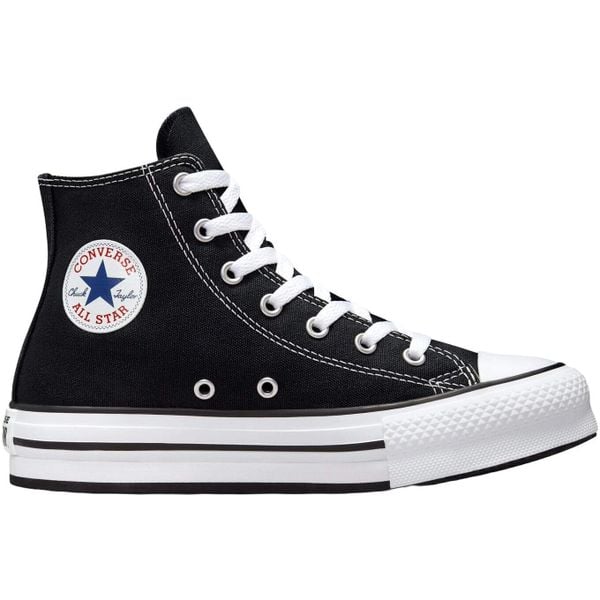 Buty sportowe Converse Chuck Taylor All Star EVA Lift Canvas Platform. Czarne buty sportowe na co dzień damskie Converse, bez wzorów. Za 275.99 zł.