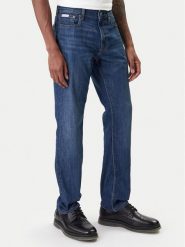 Calvin Klein Jeans Jeansy LV04RE777G Granatowy Slim Fit. Niebieskie jeansy męskie Calvin Klein Jeans. Za 409.99 zł.