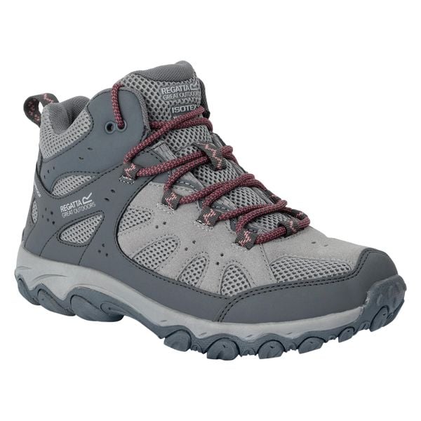 Damskie Buty Do Chodzenia Edgepoint IV Mid Cut. Czerwone obuwie trekkingowe damskie Regatta. Za 296.99 zł.