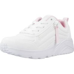Buty SKECHERS UNO LITE - EASY ZIP Biały. Białe buty trekkingowe męskie Skechers, z materiału, bez zapięcia, trekkingowe, Skechers Sport. Za 249.00 zł.