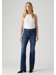 Levi's Dżinsy - Flare fit - w kolorze granatowym rozmiar: W24/L28. Niebieskie jeansy damskie Levi's, z podwyższonym stanem. Za 240.99 zł.