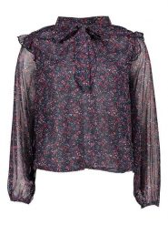 Pepe Jeans Bluzka w kolorze bordowym rozmiar: XL. Czerwone bluzki damskie Pepe Jeans, xl, bez wzorów, z jeansu, bez kołnierzyka, bez ramiączek. Za 91.77 zł.