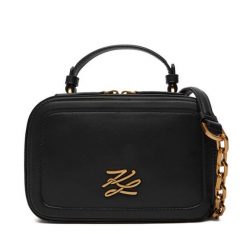Torebka KARL LAGERFELD. Czarne torebki klasyczne damskie Karl Lagerfeld, bez wzorów, bez dodatków. Za 1,299.00 zł.