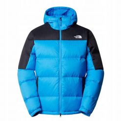 Kurtka turystyczna męska The North Face Diablo Down Hood. Niebieskie kurtki męskie The North Face, m, bez wzorów, z nylonu, sportowe, bez kaptura. W wyprzedaży za 1,062.00 zł.