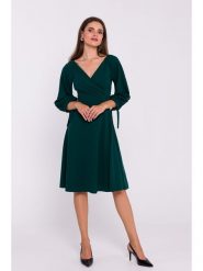 Stylove Sukienka w kolorze ciemnozielonym rozmiar: M. Zielone sukienki damskie Stylove, m, bez wzorów, bez kołnierzyka, bez ramiączek, midi. Za 289.20 zł.