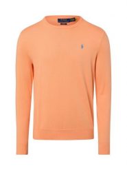 Polo Ralph Lauren Męski sweter z dzianiny Mężczyźni Bawełna (100%) pomarańczowy jednolity, S. Brązowe swetry męskie Polo Ralph Lauren, m, bez wzorów, z bawełny, bez kołnierzyka. Za 819.95 zł.