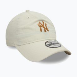 Czapka z daszkiem New Era Recycled 920 New York Yankees. Brązowe czapki męskie New Era, bez wzorów. Za 119.99 zł.