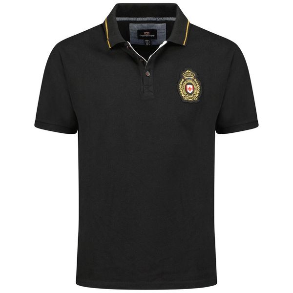 Koszulka polo Canadian Peak KARITEAK BLACK RM MEN 254 (RBMSX1758H/CP-NOIR). Czarne koszulki polo męskie Canadian Peak, bez wzorów, bez ramiączek. Za 109.00 zł.