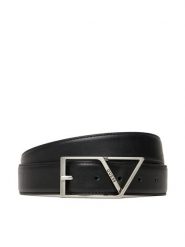 Guess Pasek Męski BM7817 P5335 Czarny. Czarne paski męskie Guess, z aplikacjami, ze skóry. Za 239.99 zł.