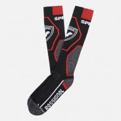 Skarpety narciarskie Rossignol Speed. Czerwone skarpetki męskie Rossignol, bez wzorów, z materiału. Za 167.00 zł.