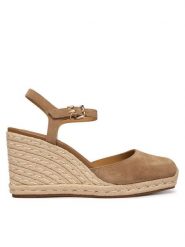 MICHAEL Michael Kors Espadryle Kenzie 40R6KZMS2S Beżowy. Brązowe espadryle damskie MICHAEL Michael Kors, bez wzorów, ze skóry, bez obcasa. Za 619.99 zł.