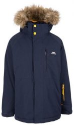 Trespass Ultimately – Męska kurtka przeciwdeszczowa Tp50 Navy. Niebieskie kurtki męskie 2117 OF SWEDEN, l, z aplikacjami, z futra, bez kaptura. Za 217.65 zł.