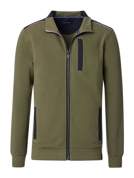 CASAMODA Bluza w kolorze khaki rozmiar: 5XL. Brązowe bluzy bez kaptura męskie CASAMODA, xl. Za 82.83 zł.