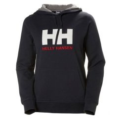 Bluza z kapturem dla kobiet Helly Hansen Logo. Niebieskie bluzy z kapturem damskie Helly Hansen. Za 299.45 zł.