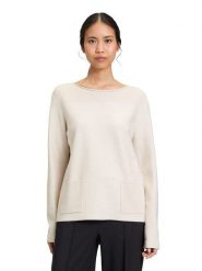 Betty Barclay Sweter w kolorze kremowym rozmiar: 48. Brązowe swetry klasyczne damskie Betty Barclay, ze splotem, bez kołnierzyka. Za 96.14 zł.