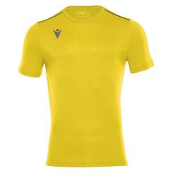 Koszulka Macron Rigel. Żółte t-shirty sportowe męskie Macron, na lato, l, z materiału, bez ramiączek, na fitness i siłownię. Za 129.00 zł.