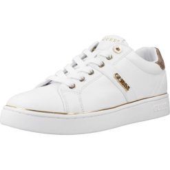 Buty GUESS FLFBTZ ELE12 Biały. Białe kapcie damskie Guess. Za 509.80 zł.