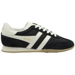 Damskie zamszowe buty sportowe Gola Sprinter. Białe buty sportowe na co dzień damskie Gola, bez wzorów, z zamszu, do biegania. Za 426.60 zł.