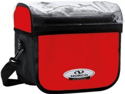 Torba na kierownicę Yukon. Czerwone torby męskie na ramię NORCO, bez wzorów, z tkaniny, na ramię, duże. Za 329.90 zł.