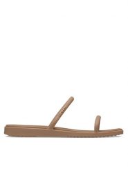 Crocs Klapki Miami Two Strap Sandal 209795 Brązowy. Brązowe klapki damskie Crocs, bez wzorów, z tworzywa sztucznego, bez obcasa. Za 179.99 zł.