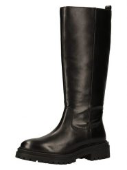Geox Kozaki w kolorze czarnym rozmiar: 36. Czarne kozaki damskie Geox, z materiału, bez obcasa. Za 420.95 zł.