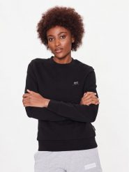 Napapijri Bluza B-Nina NP0A4H85 Czarny Regular Fit. Czarne bluzy bez kaptura damskie Napapijri, l, z bawełny. Za 239.99 zł.