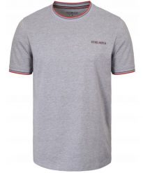 T-Shirt (Koszulka) Męska - Pako Jeans - Popielata, Drobny Nadruk. Szare t-shirty męskie Pako Jeans, l, bez wzorów, z bawełny, bez kołnierzyka. Za 69.00 zł.