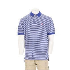 Second life - Polo Ralph Lauren koszulka polo męska z krótkim rękawem - Jak nowy. Niebieskie koszulki polo męskie Ralph Lauren, m, bez wzorów, bez ramiączek. Za 127.76 zł.
