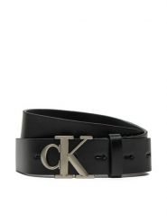 Calvin Klein Pasek Damski K60K612289 Czarny. Czarne paski damskie CALVIN KLEIN, bez wzorów, ze skóry. Za 239.99 zł.