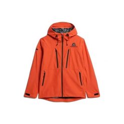 Kurtka wodoodporna Superdry. Brązowe kurtki męskie Superdry., m, bez wzorów, bez kaptura. Za 593.50 zł.