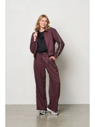 &Co Woman Spodnie "Fiene" w kolorze brązowym rozmiar: M. Brązowe spodnie materiałowe damskie &Co Woman, bez wzorów, z materiału, z podwyższonym stanem. Za 282.99 zł.