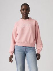 Levi's Bluza w kolorze jasnoróżowym rozmiar: M. Różowe bluzy bez kaptura damskie Levi's, m, z bawełny. Za 148.33 zł.