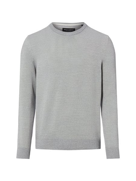 Marc O'Polo sweter z dzianiny Mężczyźni Bawełna srebrny, XXL. Szare swetry męskie Marc O´Polo, m, bez wzorów, z bawełny, bez kołnierzyka. Za 429.95 zł.