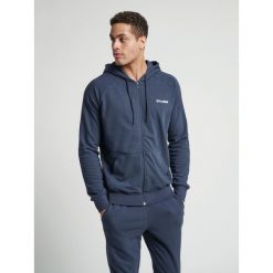 Kurtka z kapturem Hummel hmlisam zip. Niebieskie kurtki męskie HUMMEL, s, bez wzorów, sportowe, z kapturem. Za 214.50 zł.
