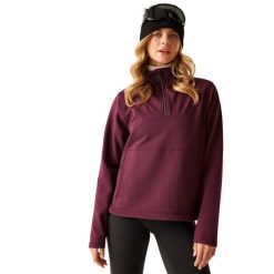 Bluza Damska Krótki Suwak Wander. Fioletowe bluzy z kapturem damskie Dare 2b, xl, z bawełny. Za 95.99 zł.