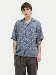 Jack & Jones Koszula Bluvincent 12273289 Niebieski Relaxed Fit. Niebieskie koszule męskie Jack & Jones, m, bez wzorów, z bawełny, bez kołnierzyka, bez ramiączek. Za 99.99 zł.