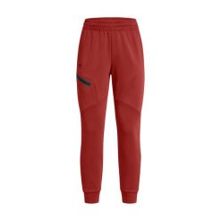 Damskie spodnie dresowe Under Armour Unstoppable Fleece. Brązowe spodnie sportowe damskie Under Armour, xs, z dresówki, na fitness i siłownię. Za 429.37 zł.