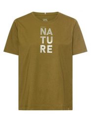 Camel Active Koszulka w kolorze khaki rozmiar: M. Brązowe t-shirty damskie Camel Active, m, bez wzorów, z bawełny, bez kołnierzyka. Za 90.95 zł.