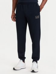 EA7 Emporio Armani Spodnie dresowe 7M002248 AF26242 UB102 Granatowy Regular Fit. Niebieskie spodnie dresowe męskie EA7 Emporio Armani, bez wzorów, z dresówki. Za 529.99 zł.
