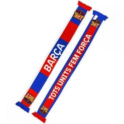 FC Barcelona szalik kibica dwustronny Double Knitted Scarf N30 wielokolorowy. Szaliki i kominy damskie FC Barcelona, bez wzorów. Za 99.00 zł.