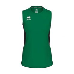 Damski tank top Errea Carry. Czarne topy sportowe damskie ERREA, bez wzorów, bez ramiączek. Za 144.00 zł.