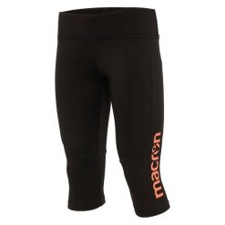 Damskie legginsy 3/4 Macron Seine. Czarne legginsy damskie Macron, bez wzorów, na fitness i siłownię. Za 240.00 zł.