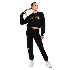 Damska bluza z okrągłym dekoltem Lonsdale Culbokie. Czarne bluzy bez kaptura damskie Lonsdale, m, z jeansu. Za 212.00 zł.